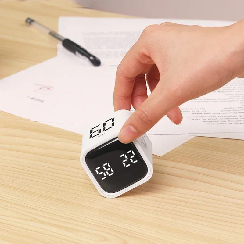 Productivity Cube Timer LED Display 4 Preset Time Dual Modes – Sesni Mart